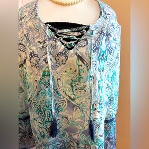 ST. JOHN’S BAY Blue Ombré Top